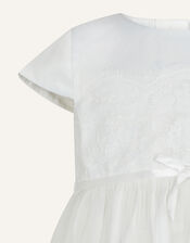 Baby Alovette Christening Dress, Ivory (IVORY), large