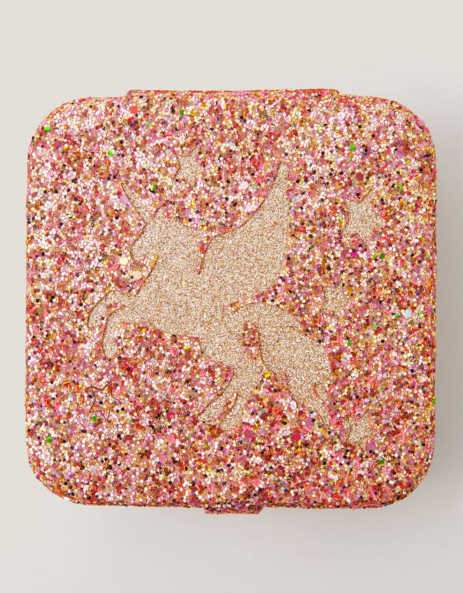 Glitter Unicorn Jewellery Box, , large