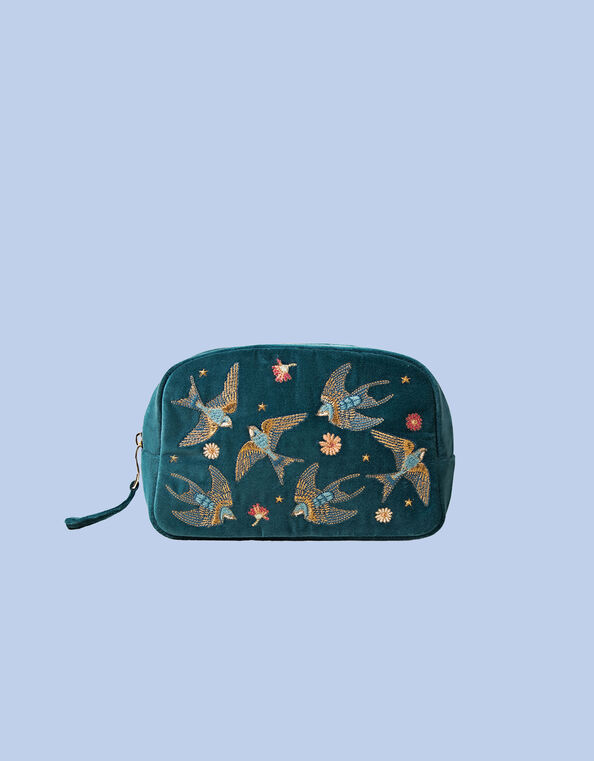 Elizabeth Scarlett Swallow Make Up Bag, , large