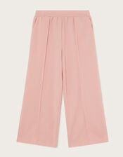 Ponte Pintuck Wide Leg Trousers, Pink (PINK), large