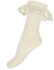 Ellen Gold Sparkle Socks, Gold (GOLD), large