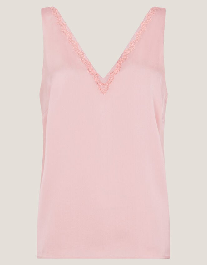 Heidi Satin Cami Top, Pink (BLUSH), large