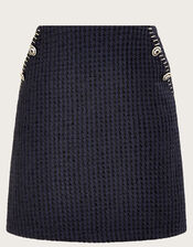 Tilly Tweed Short Skirt, Black (BLACK), large