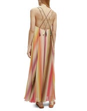 Scotch and Soda Pleated Tank Top Maxi Dress Regular Length, Multi (MULTI), large