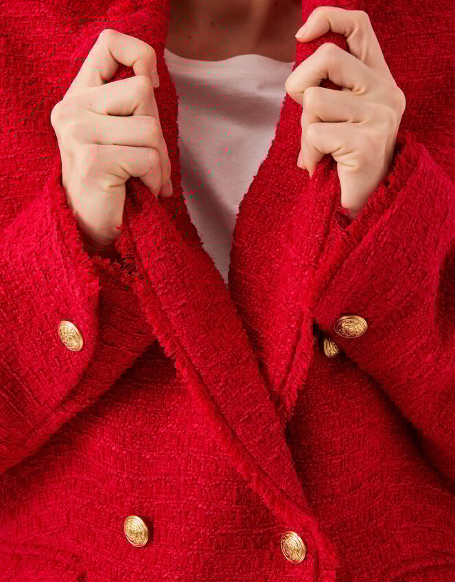 Rubi Tweed Jacket, Red (RED), large