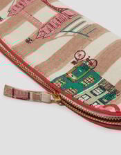 Stripe London Print Pencil Case, , large