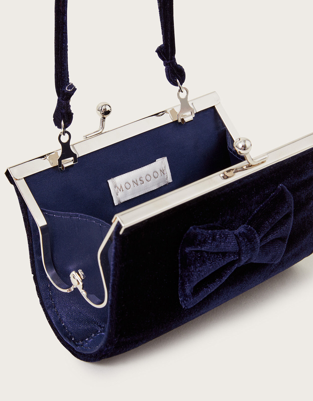 Velvet Bow Mini Bag