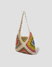 Mae Crochet Shopper Bag, Multi (MULTI), large