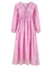 Dilli Grey Fifi Print Dress, Pink (PINK), large
