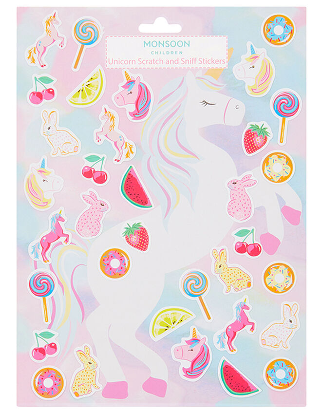 Unicorn Scratch and Sniff Stickers, , large