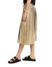 Scotch and Soda Pleated Midi Skirt, Gold (GOLD), large