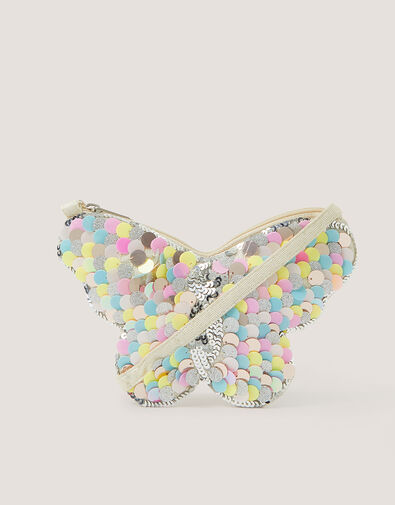 Sequin Butterfly Bag, , large