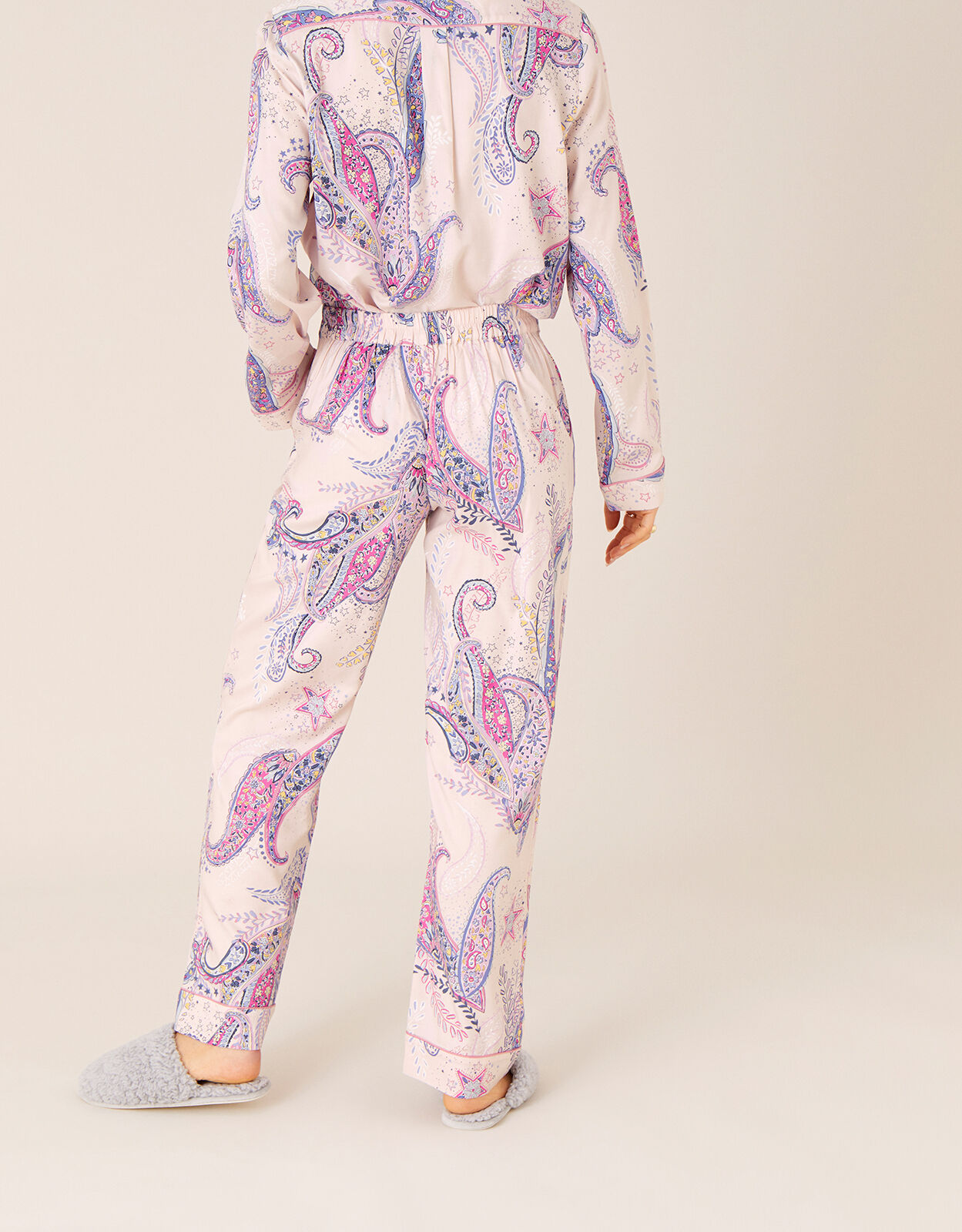 Paisley Print Pyjama Bottoms Pink Pyjamas Monsoon Global