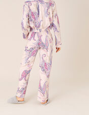 Paisley Print Pyjama Bottoms, Pink (PINK), large