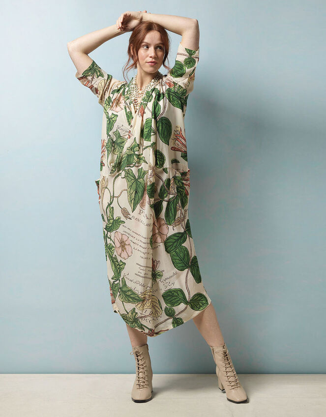 One Hundred Stars Honeysuckle Print Rachel Dress, Multi (MULTI), large