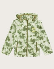 Tie Dye Windbreaker Jacket, Green (KHAKI), large