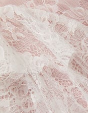 Baby Joanie Ruffle Lace Dress, Pink (DUSKY PINK), large