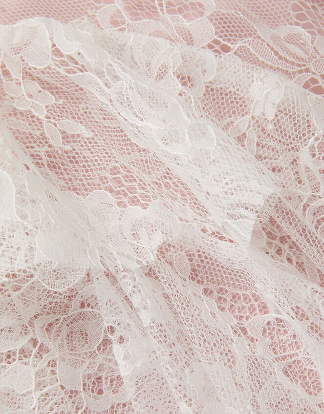 Baby Joanie Ruffle Lace Dress, Pink (DUSKY PINK), large