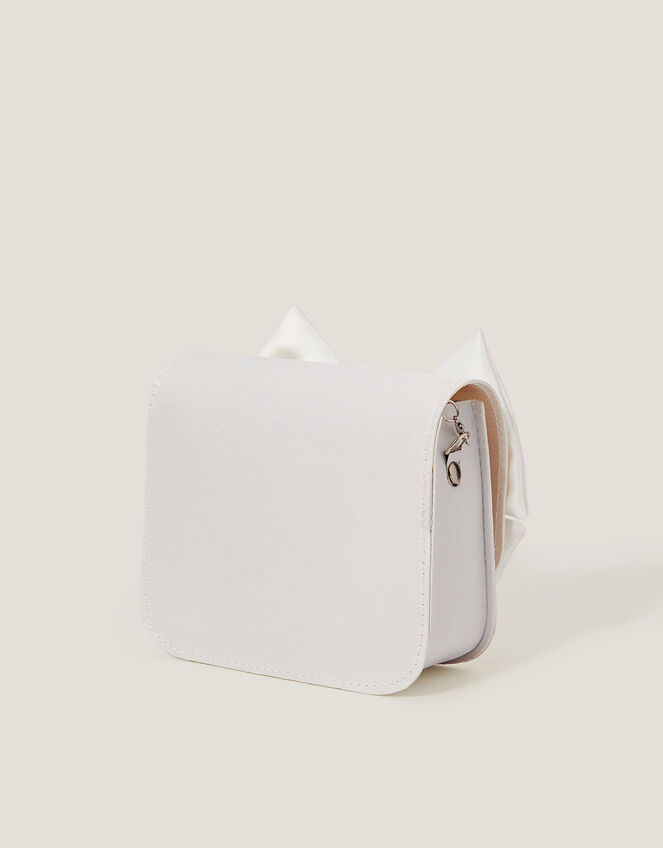 Large Bow Bridesmaid Mini Bag, Ivory (IVORY), large