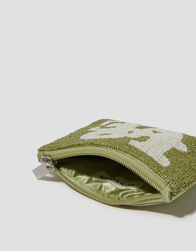 'LOVE' Beaded Coin Purse, , large