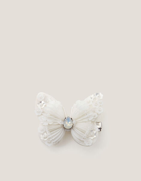 Sequin Butterfly Hair Clip, , large