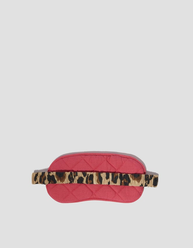 Leopard Print Eye Mask, Natural (NEUTRAL), large