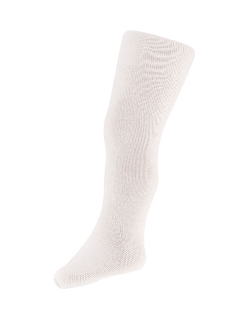 Baby Frosted Sparkle Knit Tights, Ivory (IVORY), large