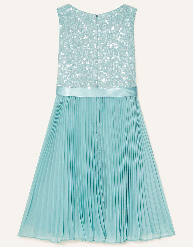 Keita Sequin Pleat Dress , Green (MINT), large