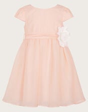 Baby Rossy Corsage Belt Dress, Pink (PINK), large