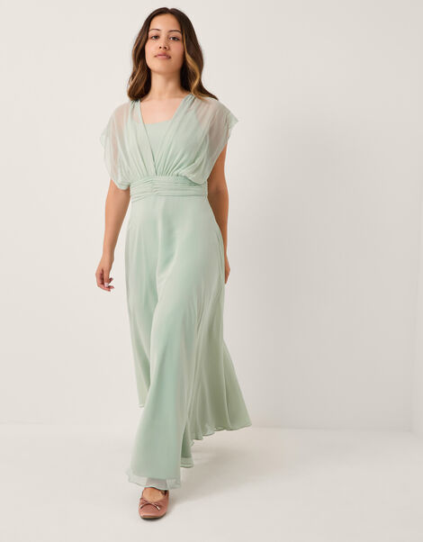 Maddison Multiway Chiffon Dress, Green (SAGE), large