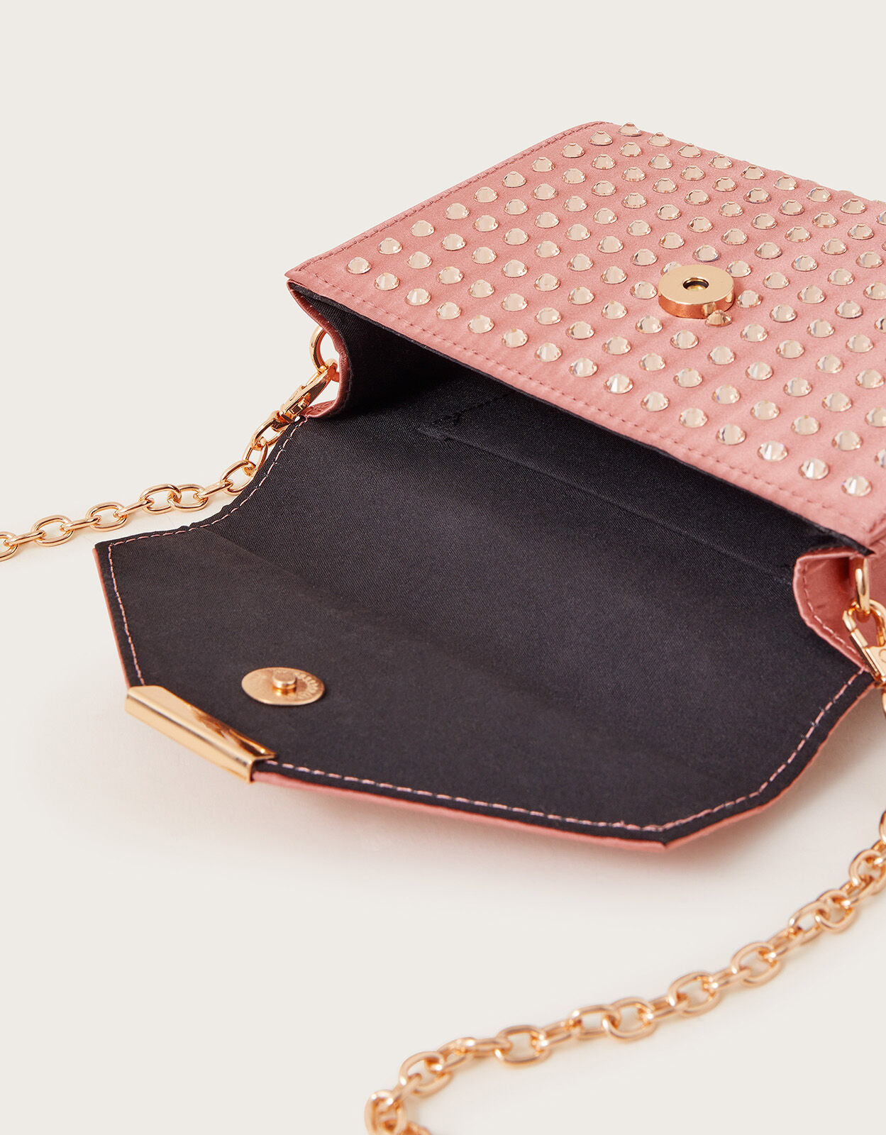 Large rose gold clutch bag store