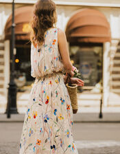 Traffic People Whispers Print Top, Cream (CREAM), large