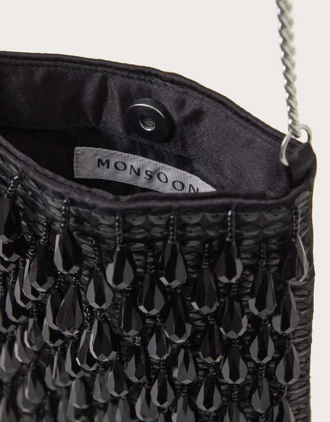 Tess Tear Drop Phone Bag, Black (BLACK), large