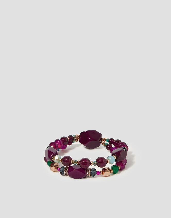 Chunky Beaded Bracelet, , large