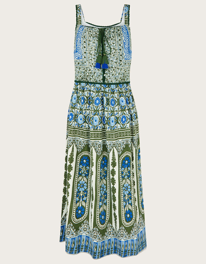 Green Mosaic dress main image 1