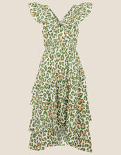 ARTISAN STUDIO Animal Print Maxi Dress , Natural (NATURAL), large