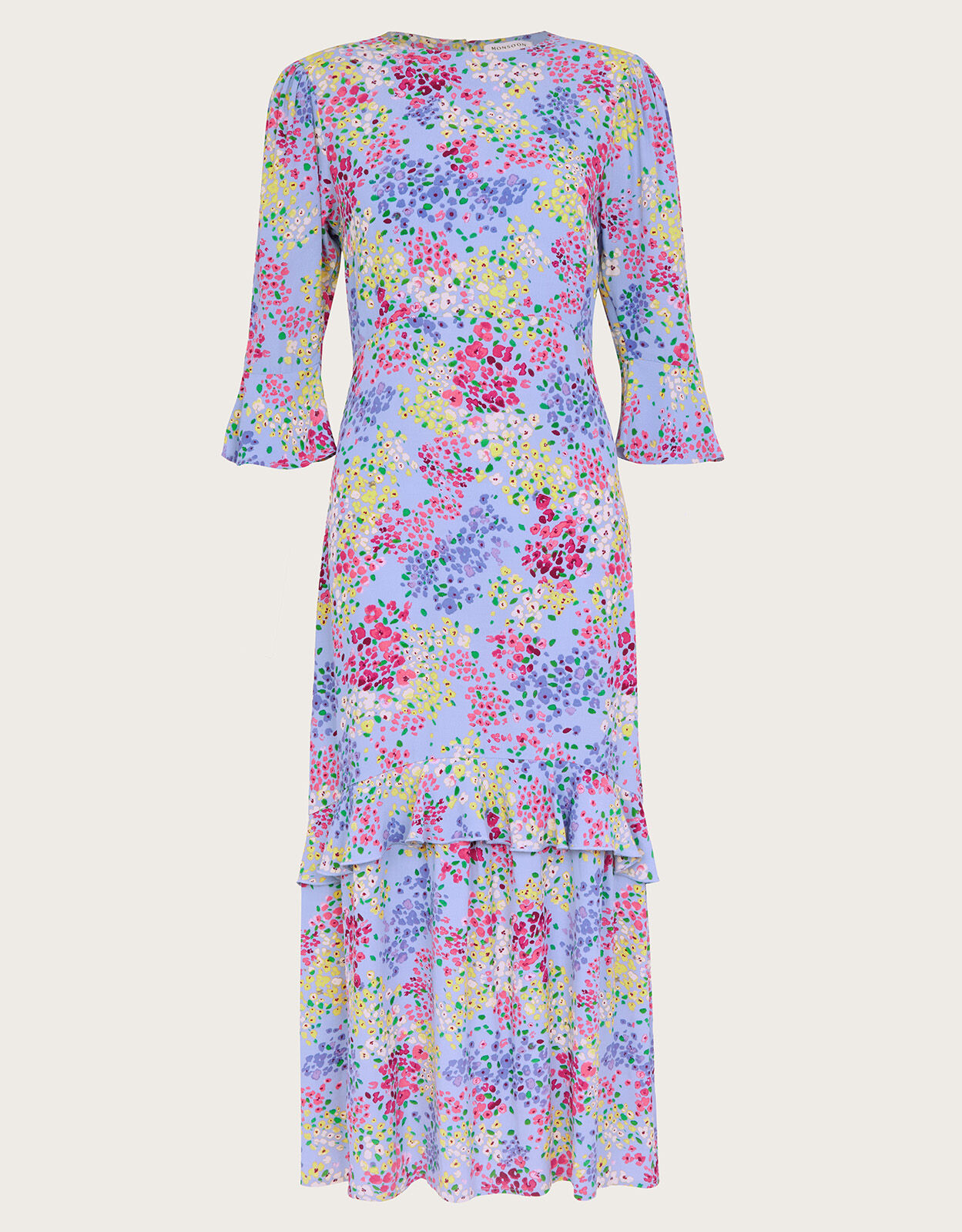 Micola Ditsy Tea Dress Blue Day Dresses Monsoon ROI