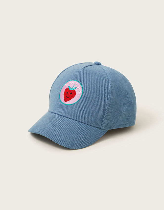 Berry Denim Cap, Blue (BLUE), large