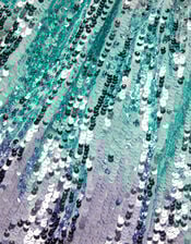 Mermaid Sequin Ombré Skirt, Multi (MULTI), large