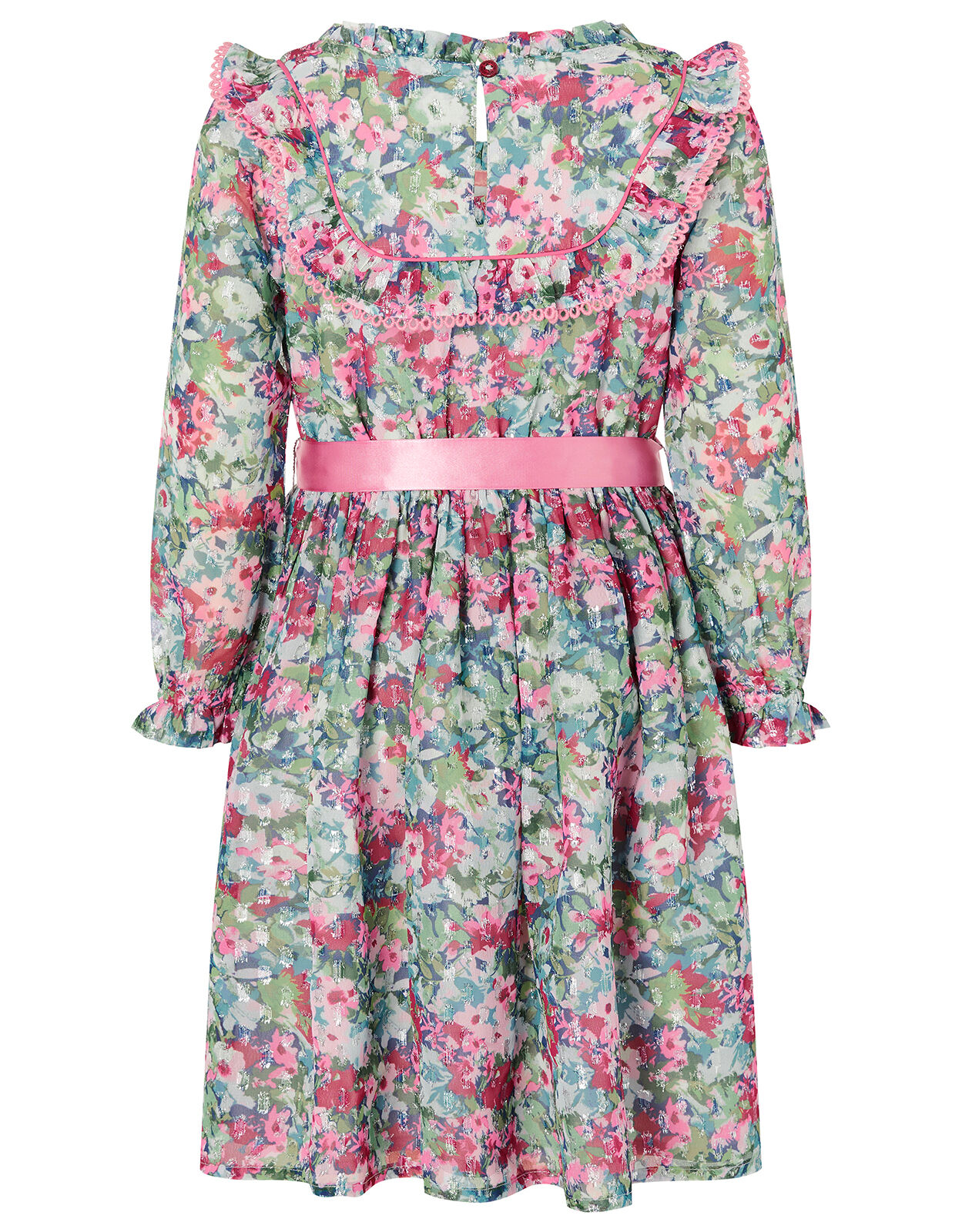 green shimmer dress