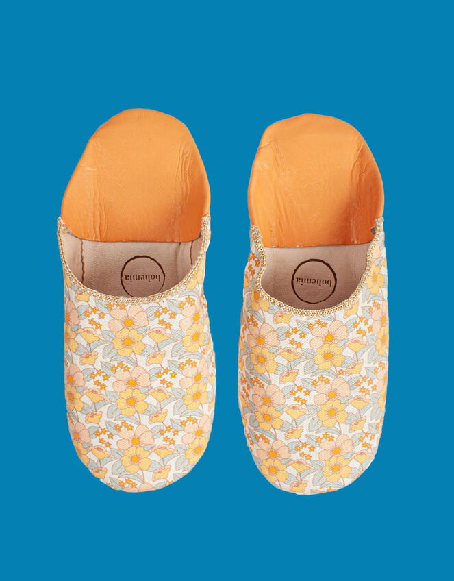 Bohemia Design Margot Babouche Slippers, Orange (ORANGE), large