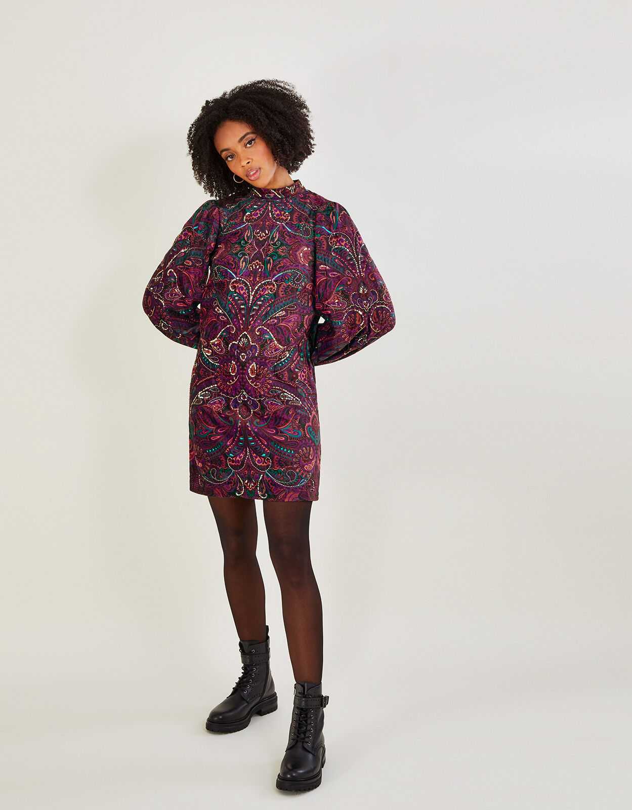 Velvet tunic dress sales