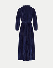 East Velvet Maxi Dress, Blue (NAVY), large