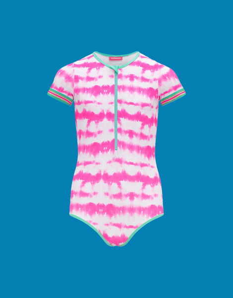 Sunuva Teen Tie Dye Surf Suit, Pink (PINK), large