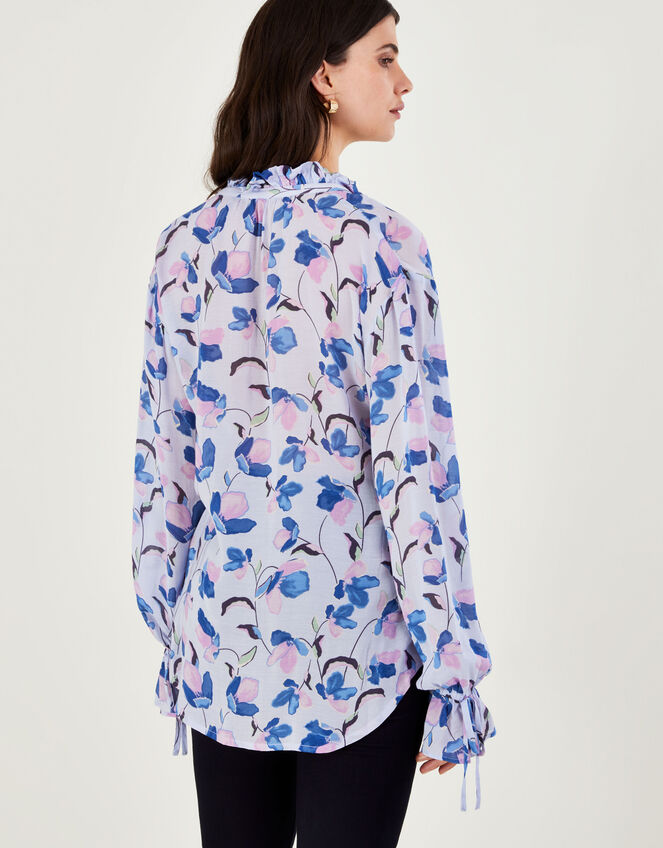 Honey Print Blouse with LENZING™ ECOVERO™, Purple (LILAC), large