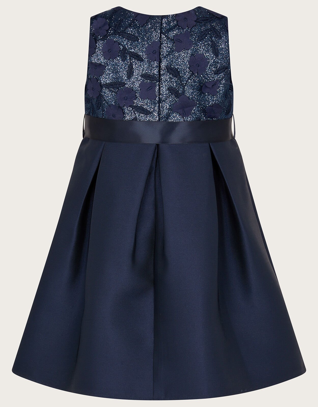 Monsoon navy flower girl dress clearance