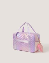 Ombr&eacute; Shimmer Quilted Duffle Bag, , large
