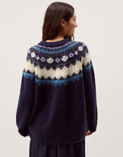 Hali Floral Handknit Cardigan , , large