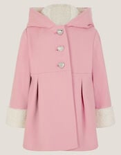 Baby Bunny Ears Coat, Pink (PINK), large