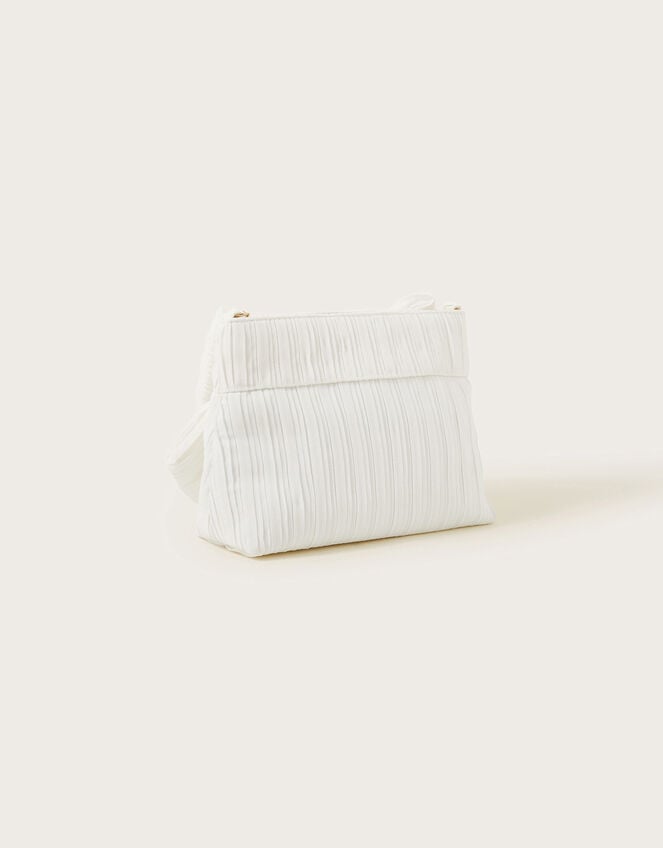 Pleated Bow Bag, , large
